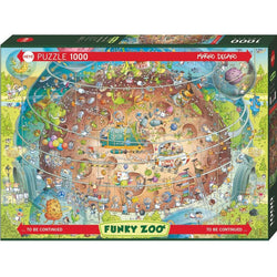 Cosmic Habitat Funky Zoo 1000 Piece Jigsaw Puzzle Heye (ONLINE ORDER ONLY)