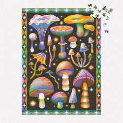 Cosmic Mushrooms 1000 Piece Jigsaw Puzzle Galison (ONLINE ORDER ONLY)