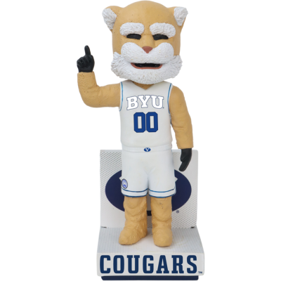 Cosmo the Cougar BYU Cougars Mascot Basketball Jersey Bobbleheads (ONLINE ORDER ONLY)