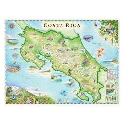 Costa Rica 1000 Piece Jigsaw Puzzle Xplorer Maps