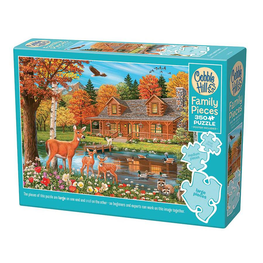 Cottage Pond 350 Piece Family Jigsaw Puzzle Cobble Hill (ONLINE ORDER ONLY)