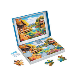 Cottage by the Lake 24 Connecting Pieces Jigsaw Puzzle Eurographics (ONLINE ORDER ONLY)
