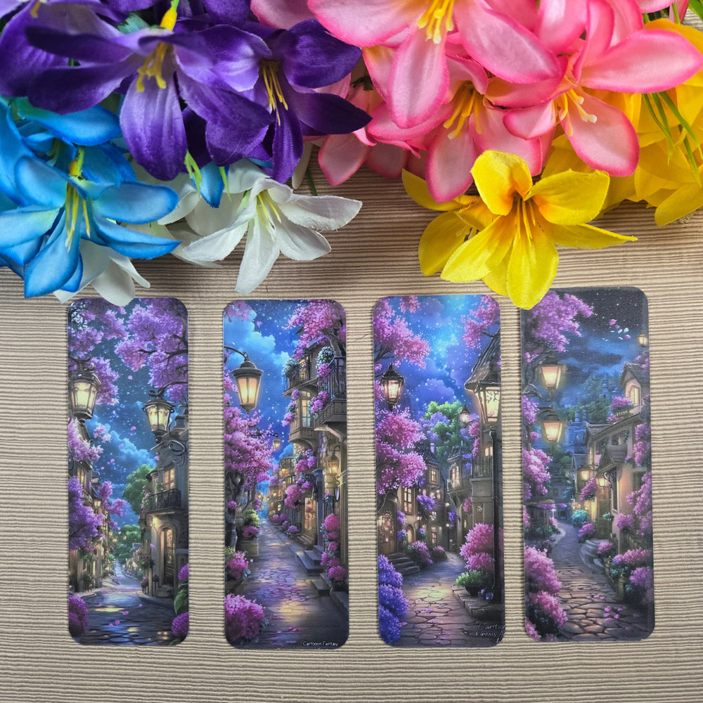 Cottage Town at Night Bookmark (ONLINE ORDER ONLY)