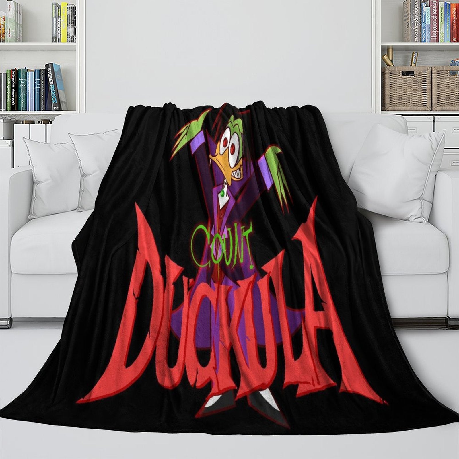 Count Duckula Blanket Flannel Throw Room Decoration (ONLINE ORDER ONLY)