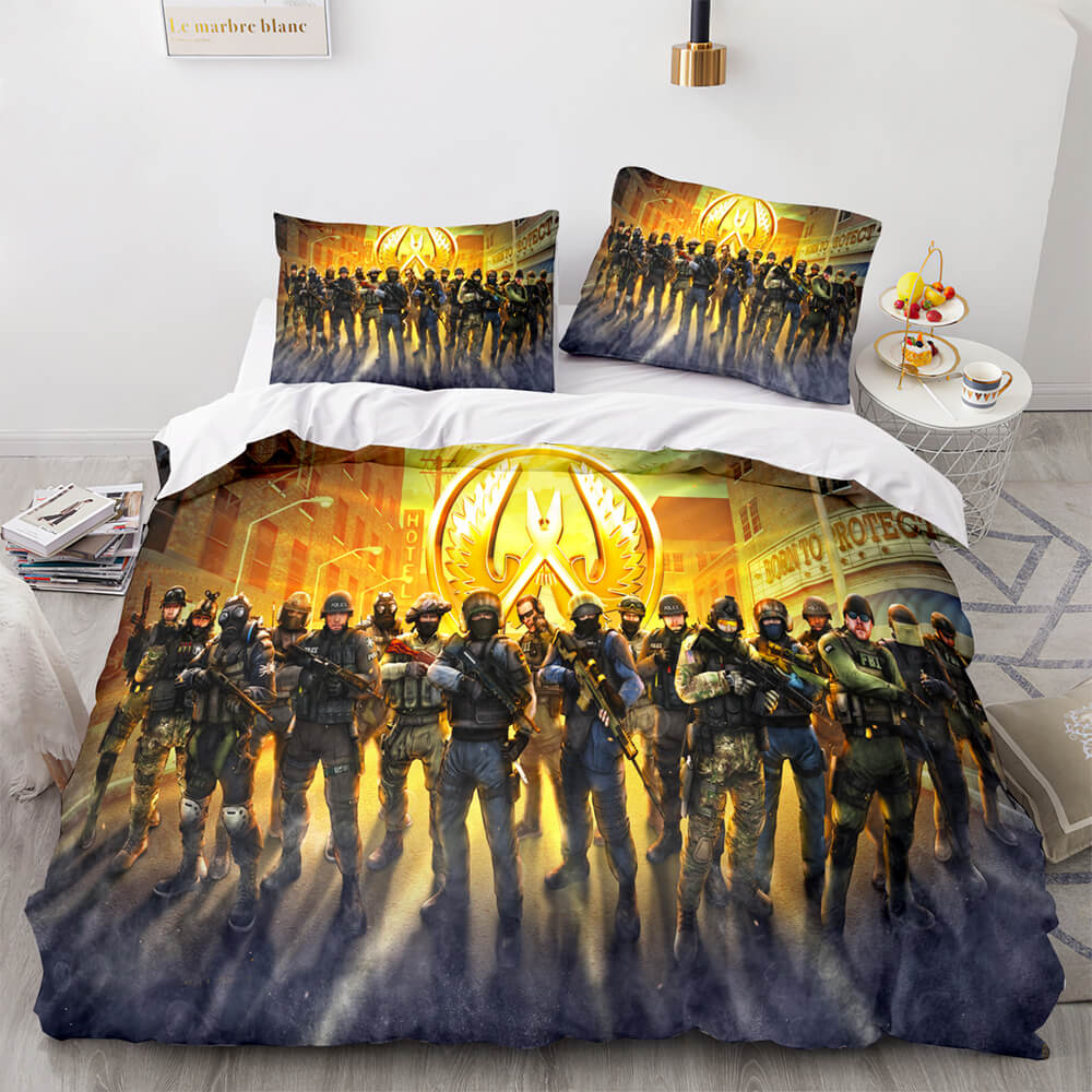 Counter-Strike CS Bedding Set Quilt Covers Without Filler (Online Order Only)