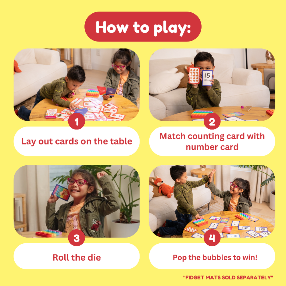 Counting & Numbers Card Pack - CHOOSE Act (ONLINE ORDER ONLY)