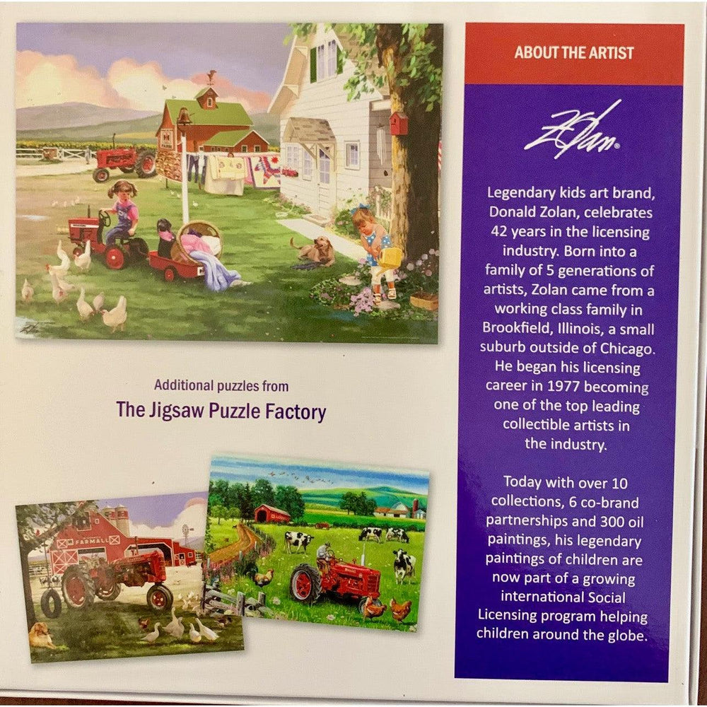 Country Chores McCormick Farmall 1000 Piece Jigsaw Puzzle Leap Year (ONLINE ORDER ONLY)