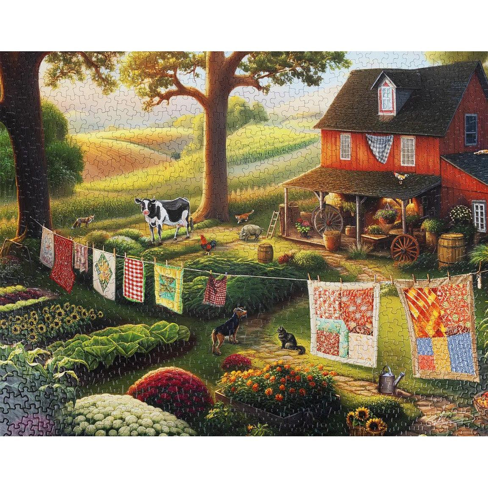 Country Farm Life 1000 Piece Jigsaw Puzzle Springbok (ONLINE ORDER ONLY)