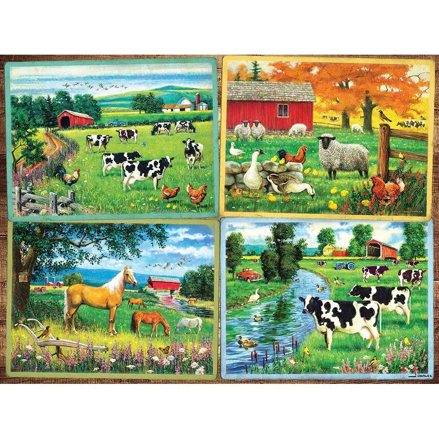 Country Friends 275 Large Piece Jigsaw Puzzle Cobble Hill (ONLINE ORDER ONLY)