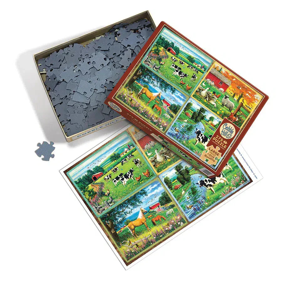 Country Friends 275 Large Piece Jigsaw Puzzle Cobble Hill (ONLINE ORDER ONLY)