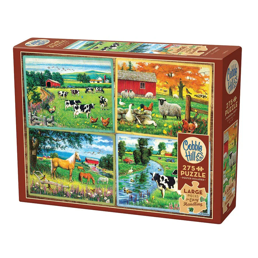 Country Friends 275 Large Piece Jigsaw Puzzle Cobble Hill (ONLINE ORDER ONLY)