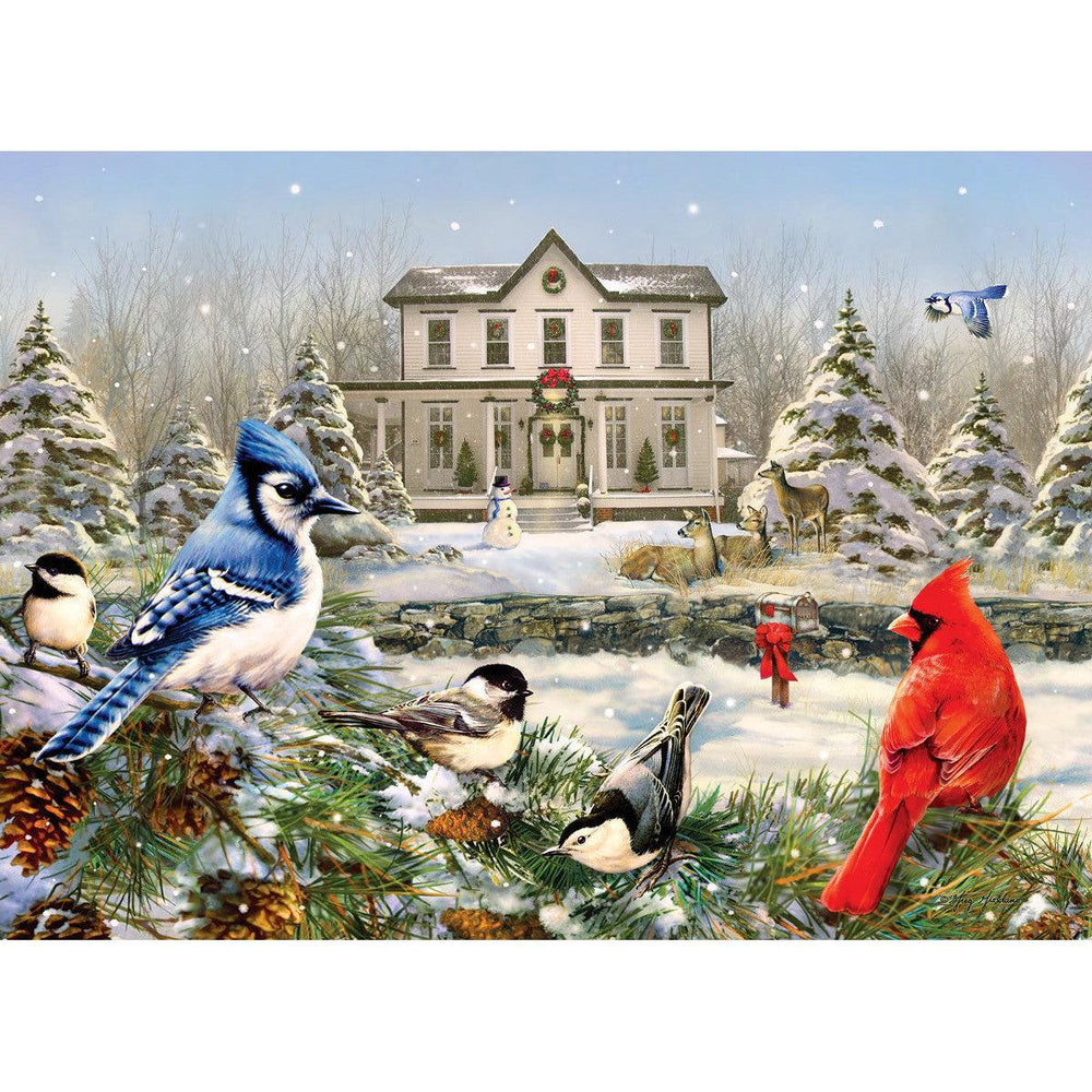Country House Birds 1000 Piece Jigsaw Puzzle Cobble Hill (ONLINE ORDER ONLY)
