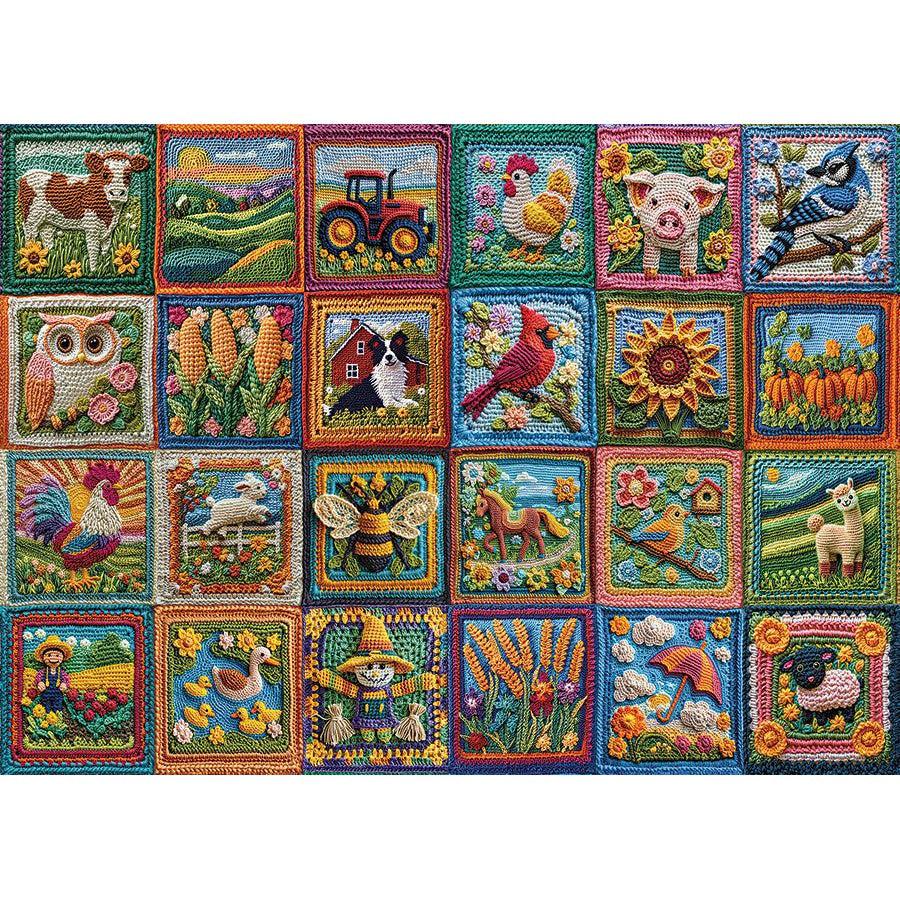 Country Life Crochet 1000 Piece Jigsaw Puzzle Cobble Hill (ONLINE ORDER ONLY)