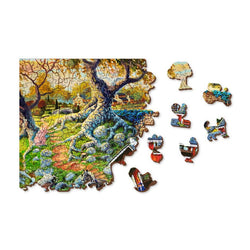 Countryside Bridges 505 Piece Wood Jigsaw Puzzle Wooden City (ONLINE ORDER ONLY)