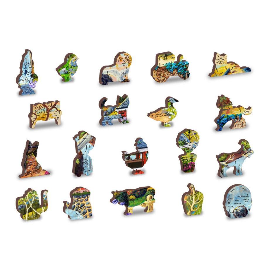 Countryside Bridges 505 Piece Wood Jigsaw Puzzle Wooden City (ONLINE ORDER ONLY)