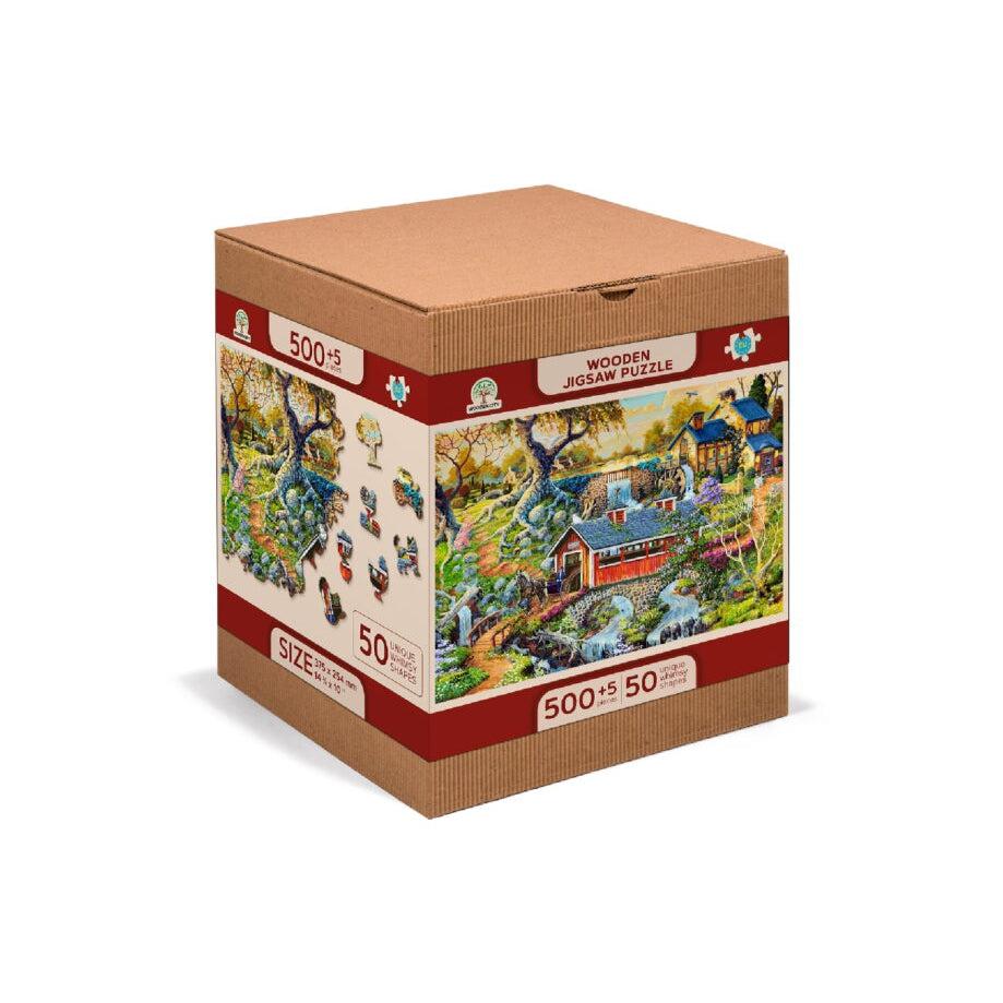 Countryside Bridges 505 Piece Wood Jigsaw Puzzle Wooden City (ONLINE ORDER ONLY)