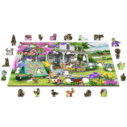 Countryside Garden 505 Piece Wood Jigsaw Puzzle Wooden City (ONLINE ORDER ONLY)