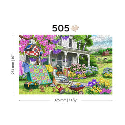 Countryside Garden 505 Piece Wood Jigsaw Puzzle Wooden City (ONLINE ORDER ONLY)