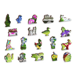 Countryside Garden 505 Piece Wood Jigsaw Puzzle Wooden City (ONLINE ORDER ONLY)