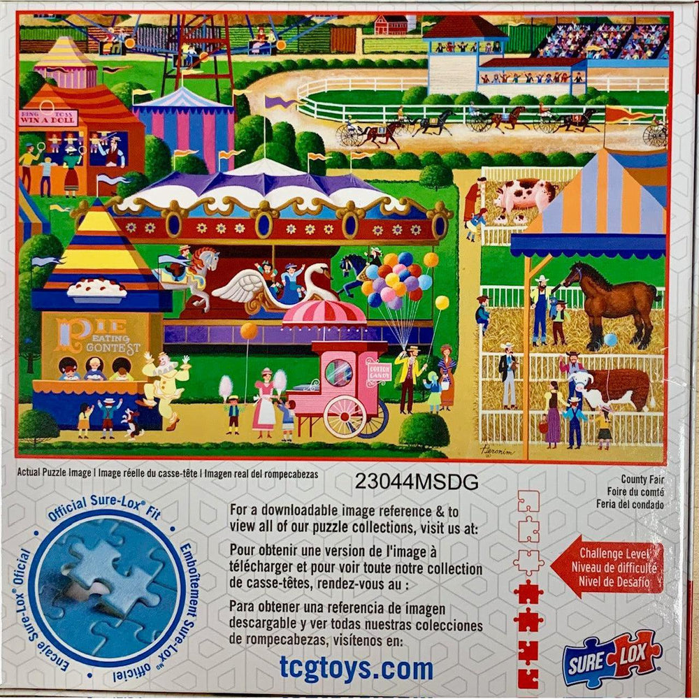 County Fair Americana 500 Piece Jigsaw Puzzle Sure Lox (ONLINE ORDER ONLY)