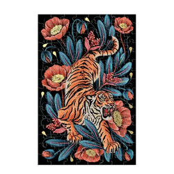 Courageous Tiger 128 Piece Matchbox Mini Jigsaw Puzzle Galison (ONLINE ORDER ONLY)