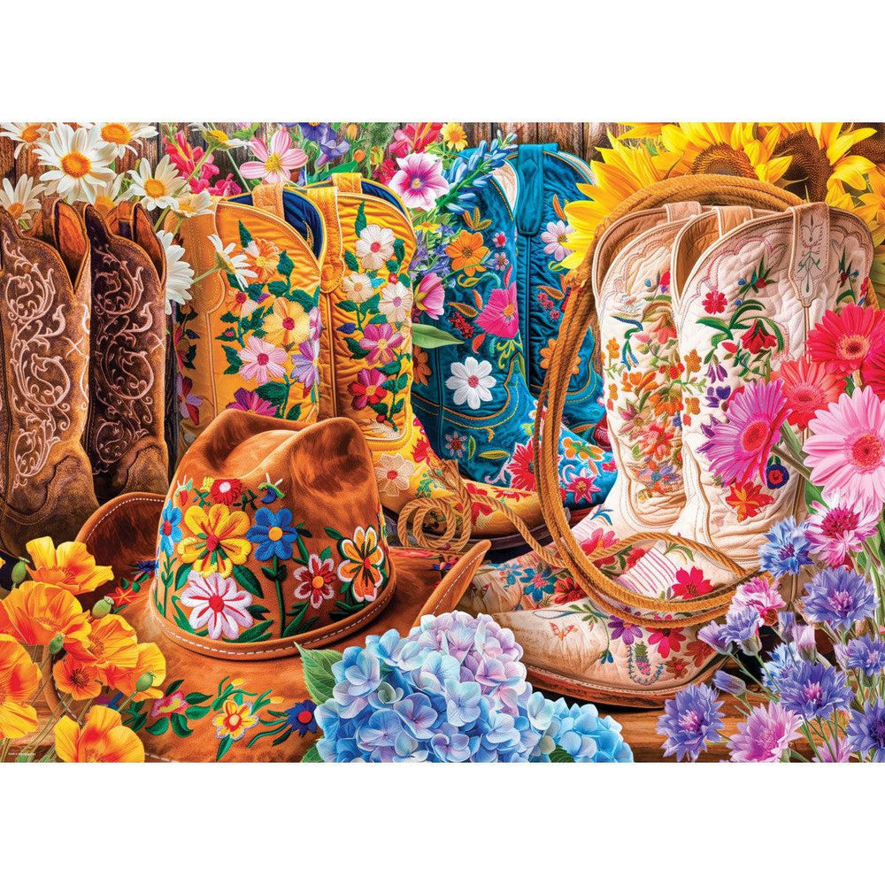 Cowgirl Boots 1000 Piece Jigsaw Puzzle Eurographics (ONLINE ORDER ONLY)