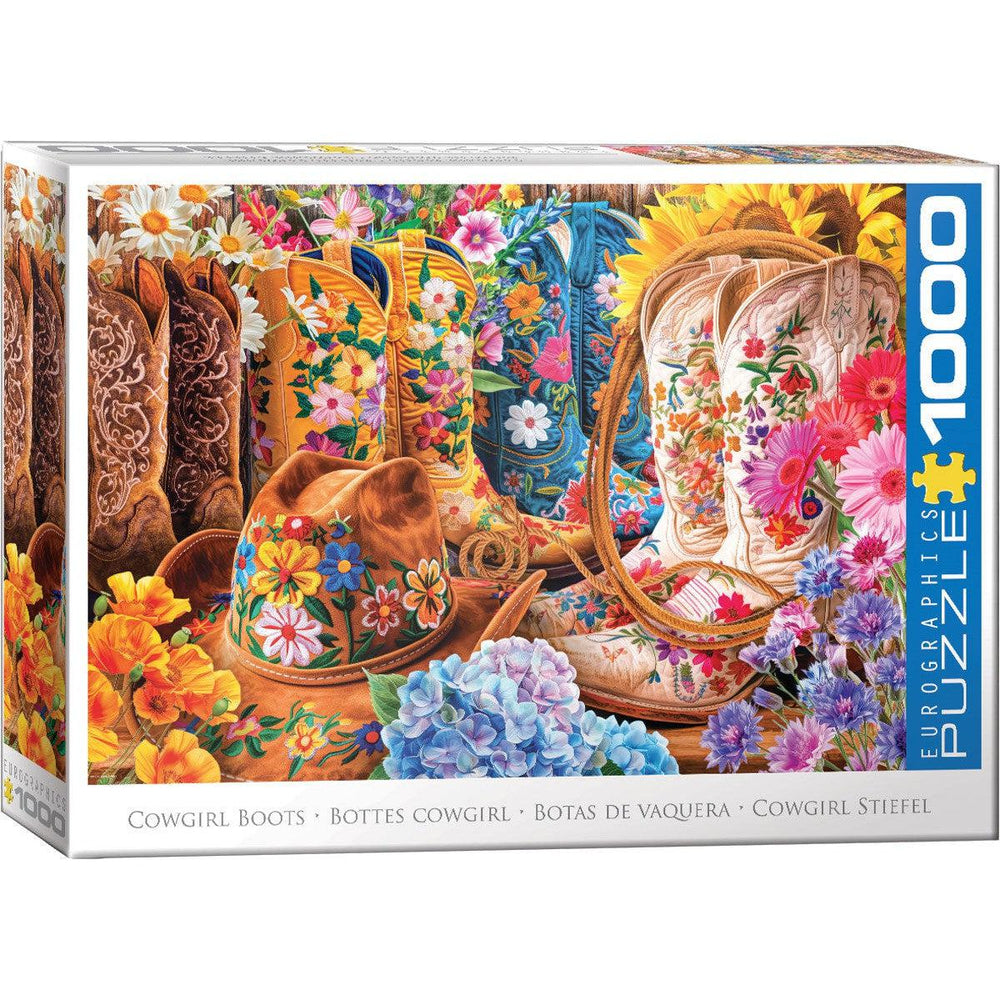 Cowgirl Boots 1000 Piece Jigsaw Puzzle Eurographics (ONLINE ORDER ONLY)
