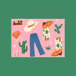 Cowgirls 99 Piece Mini Jigsaw Puzzle Puzzledly (ONLINE ORDER ONLY)
