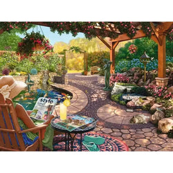 Cozy Backyard Bliss 750 Piece Jigsaw Puzzle Ravensburger
