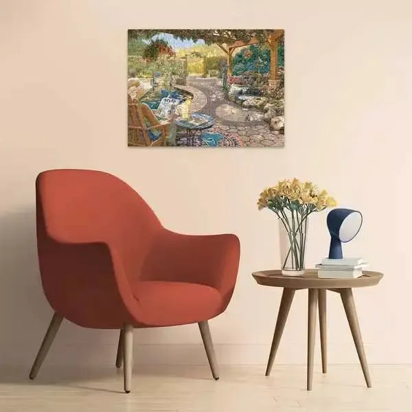 Cozy Backyard Bliss 750 Piece Jigsaw Puzzle Ravensburger