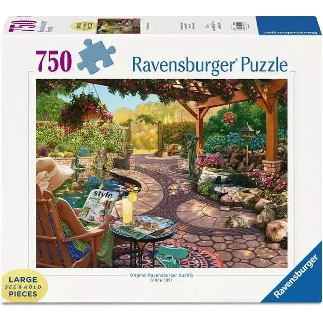 Cozy Backyard Bliss 750 Piece Jigsaw Puzzle Ravensburger