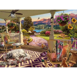 Cozy Front Porch 750 Piece Jigsaw Puzzle Ravensburger