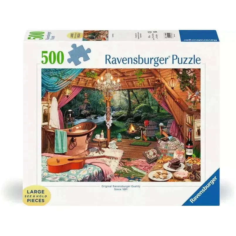 Cozy Glamping 500 Large Piece Jigsaw Puzzle Ravensburger (ONLINE ORDER ONLY)
