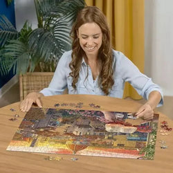 Cozy Wine Terrace 500 Large Piece Jigsaw Puzzle Ravensburger (ONLINE ORDER ONLY)