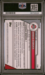 Graded 2023 Topps Bowman U Chrome Emeka Egbuka #115 Rookie RC Football Card PSA 10 Gem Mint (ONLINE ORDER ONLY)