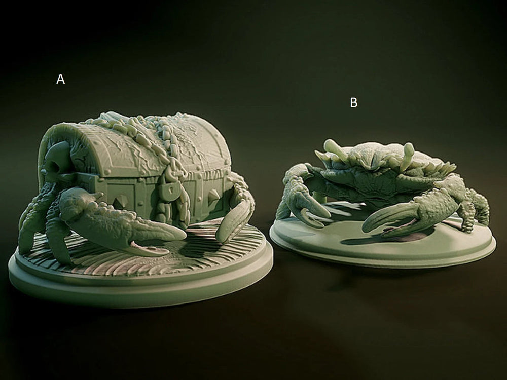 3D Printed Nafarrate Crabs Lovecraftian Bestiary 28 32 mm D&D (Online Only)