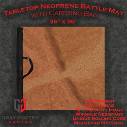 Cracked Earth - Neoprene Battle Mat with Bag (Online Order Only)