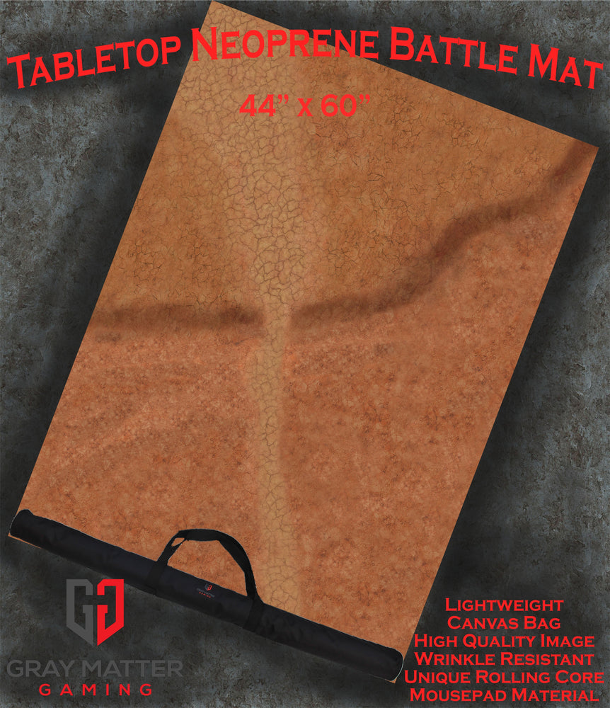 Cracked Earth - Neoprene Battle Mat with Bag (Online Order Only)