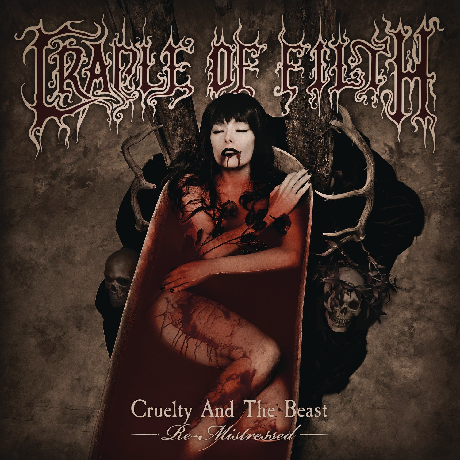 Cradle of Filth - Cruelty And The Beast - Re-Mistressed (White Vinyl) [Vinyl] (ONLINE ORDER ONLY)