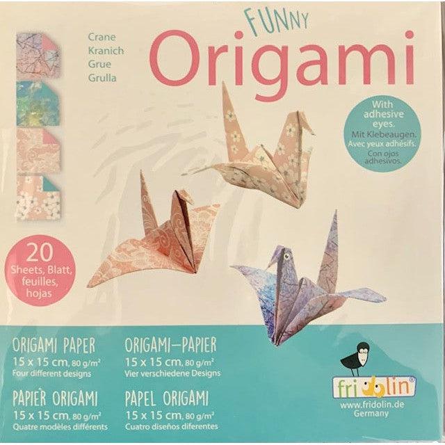 Crane Funny Origami Kit Fridolin (ONLINE ORDER ONLY)