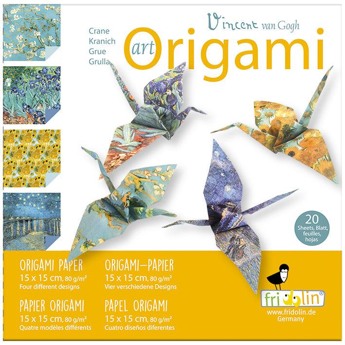 Crane Vincent van Gogh Art Origami Kit Fridolin (ONLINE ORDER ONLY)