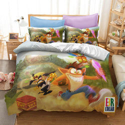 Crash Bandicoot Kids Bedding Set Quilt Cover Without Filler (Online Order Only)
