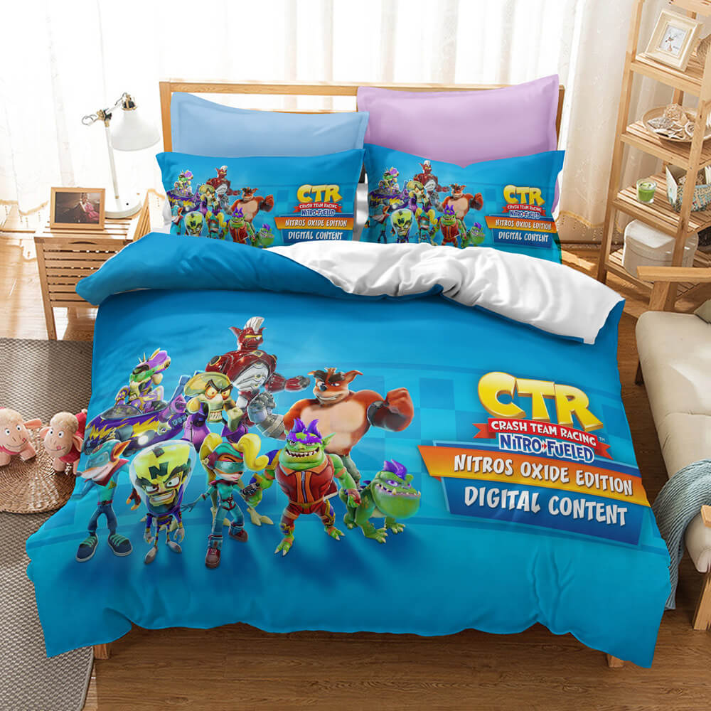 Crash Bandicoot Kids Bedding Set Quilt Cover Without Filler (Online Order Only)