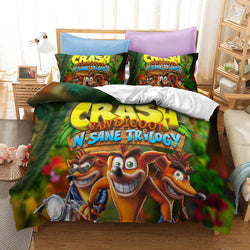 Crash Bandicoot Kids Bedding Set Quilt Cover Without Filler (Online Order Only)