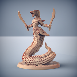 3D Printed Artisan Guild Nagarot Crawlers & Giant Snakes Maneaters Nagarots 28mm 32mm (Online Only)