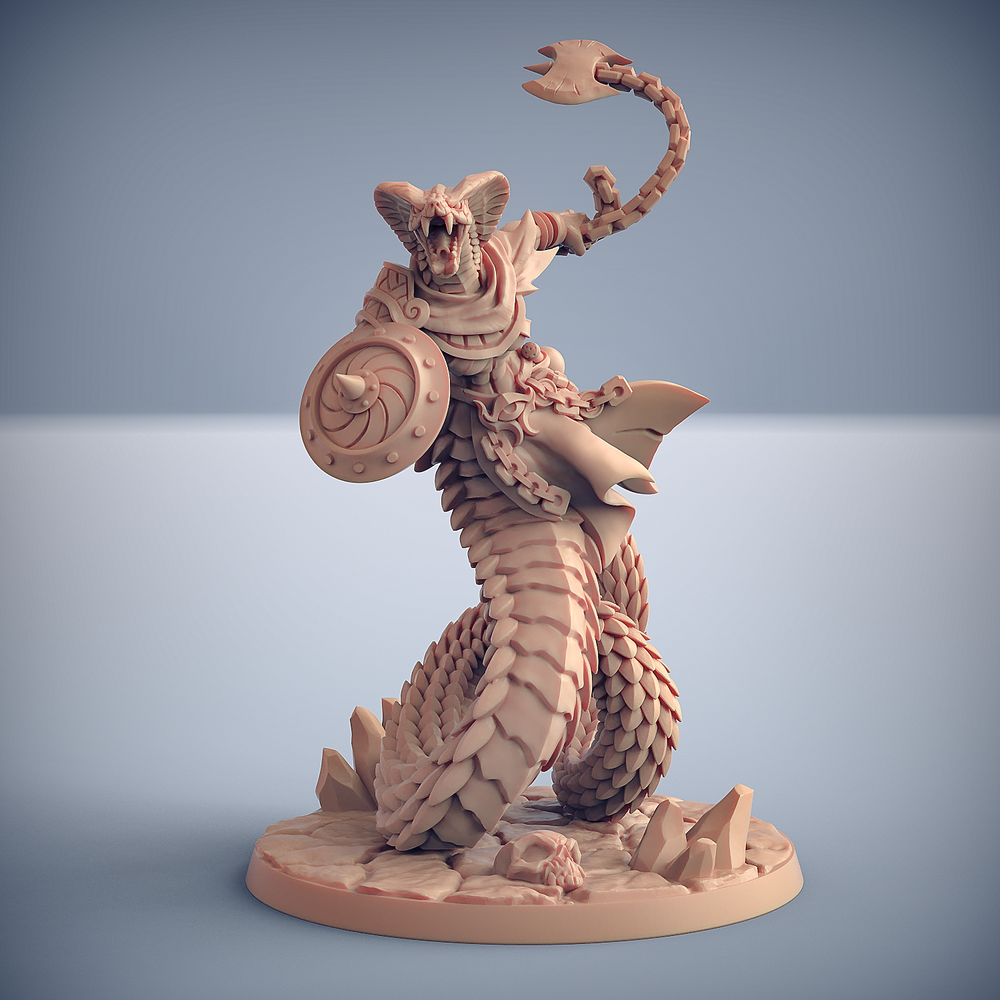 3D Printed Artisan Guild Nagarot Crawlers & Giant Snakes Maneaters Nagarots 28mm 32mm (Online Only)