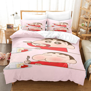 Crayon Shin-chan Cosplay Bedding Set Quilt Cover Without Filler (Online Order Only)