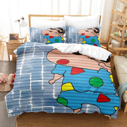 Crayon Shin-chan Cosplay Bedding Set Quilt Cover Without Filler (Online Order Only)