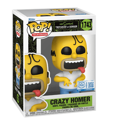 Funko POP! TV The Simpsons Crazy Homer Vinyl #1743 Specialty Series with Funko Protector (ONLINE ORDER ONLY)