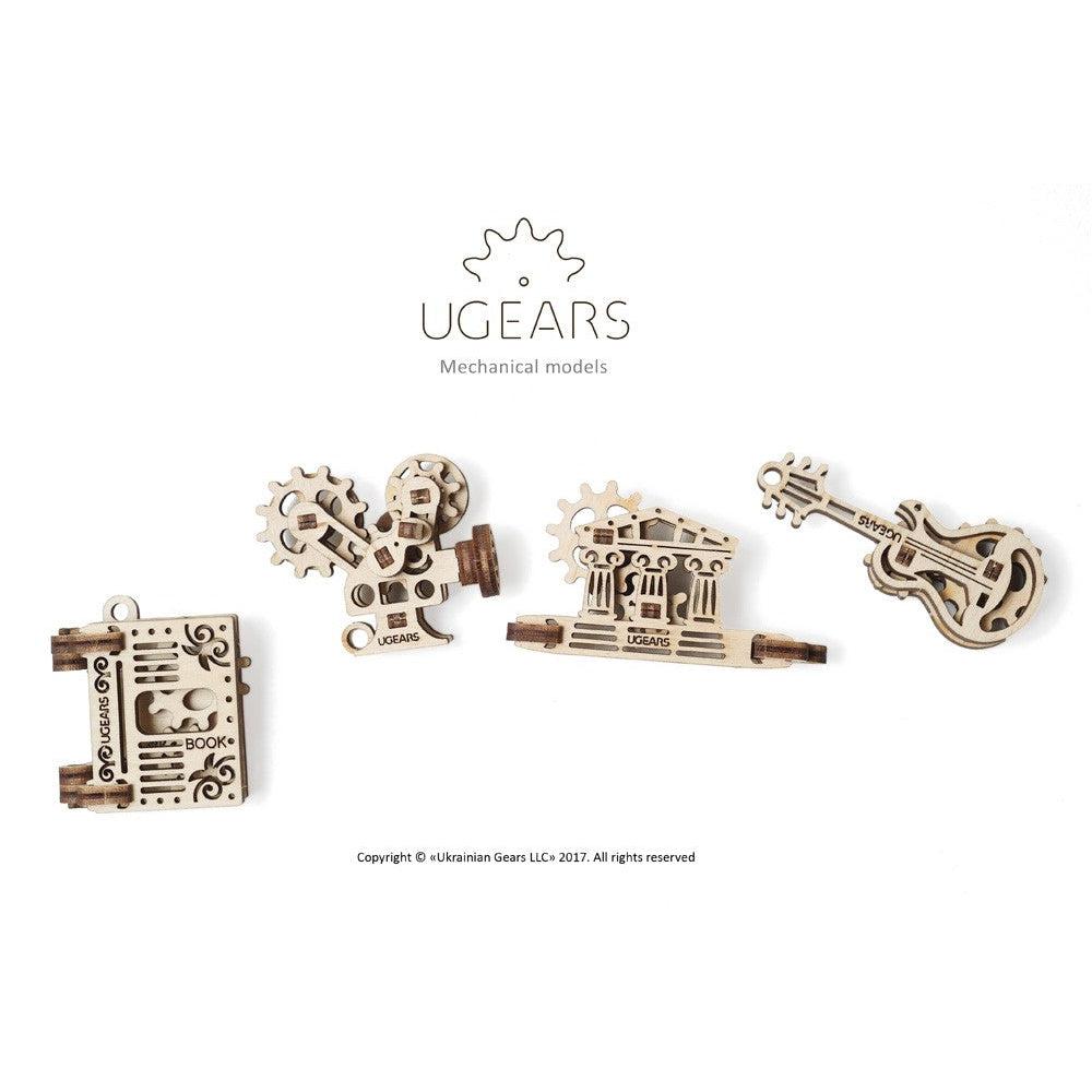 Creation Fidgets Set of 4 3D Wood Model Kit UGEARS (ONLINE ORDER ONLY)